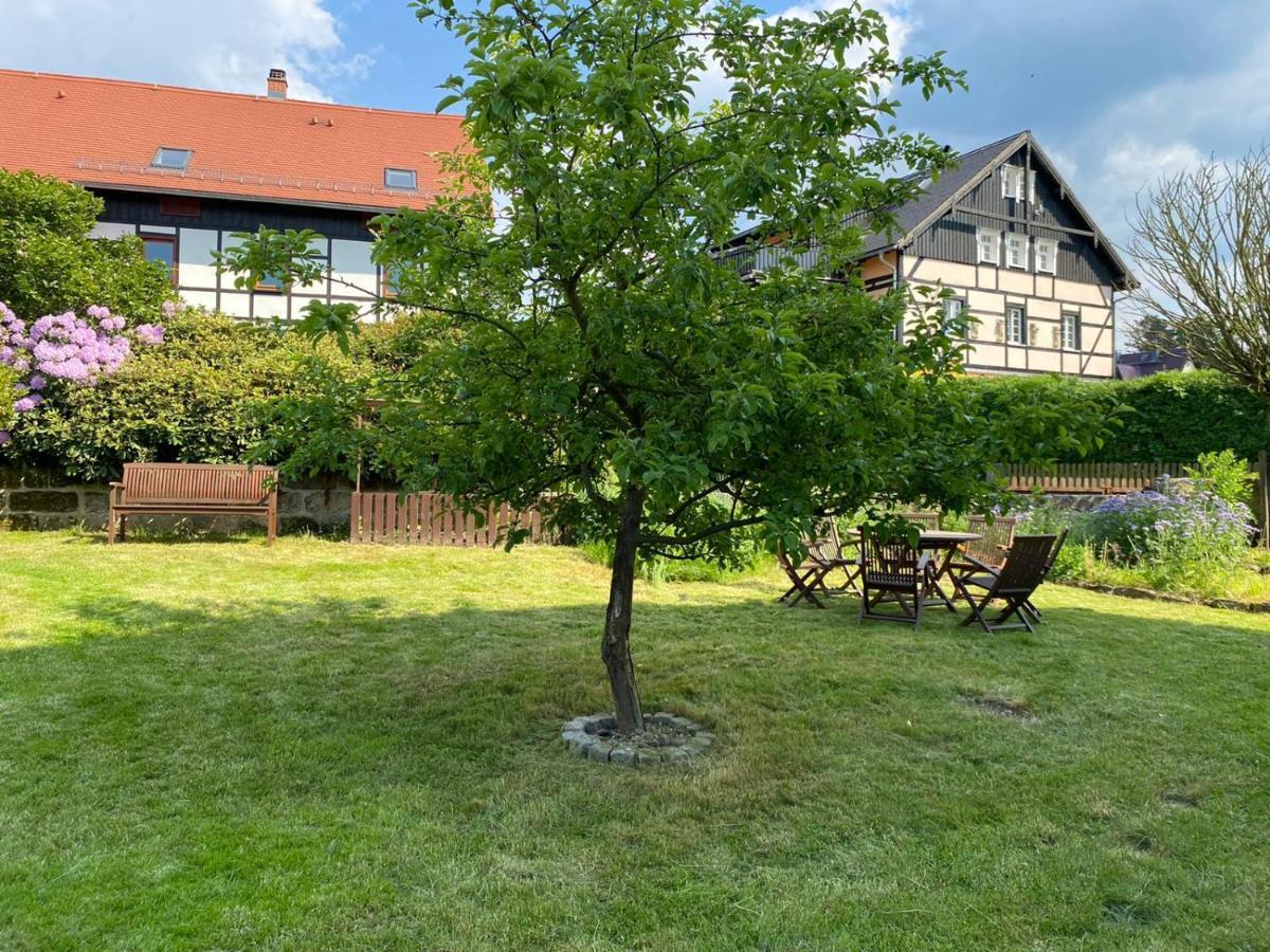 Ferienwohnung Urlaubsfreude Biedermann Haus Glücksstein - Mondstein Bad Schandau Exterior foto
